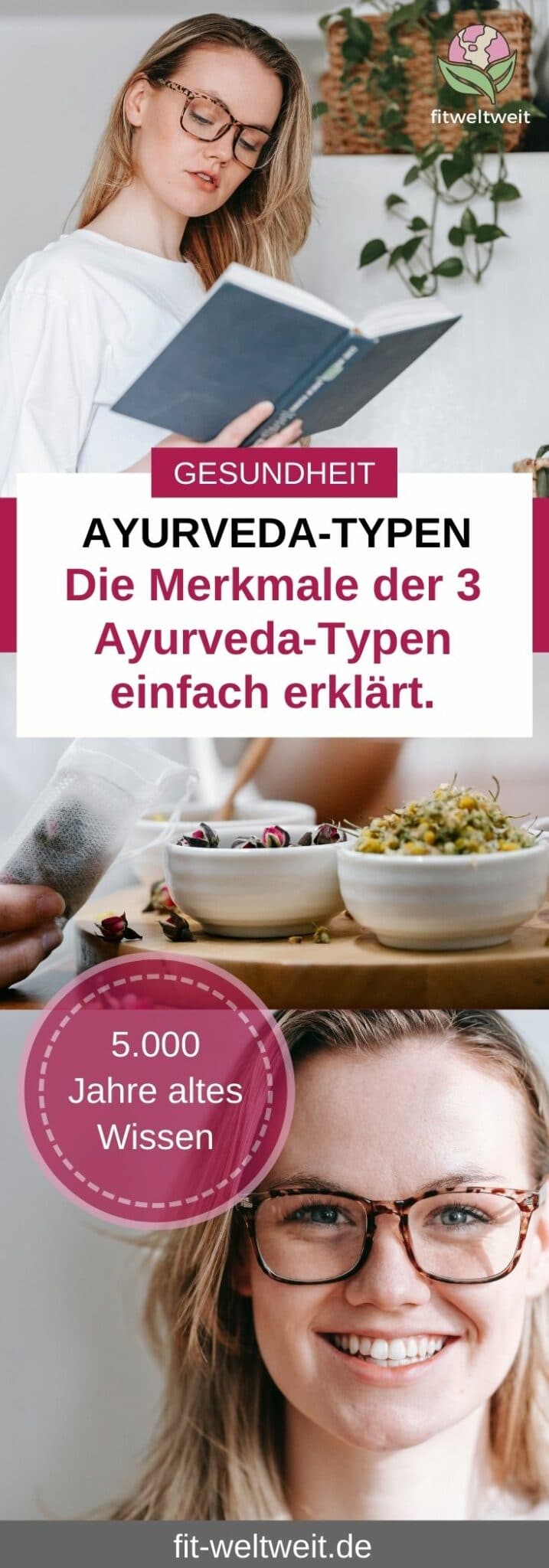 AYURVEDATYPEN Test Welcher Typ bist du? Merkmale typisch Pitta, Kapha