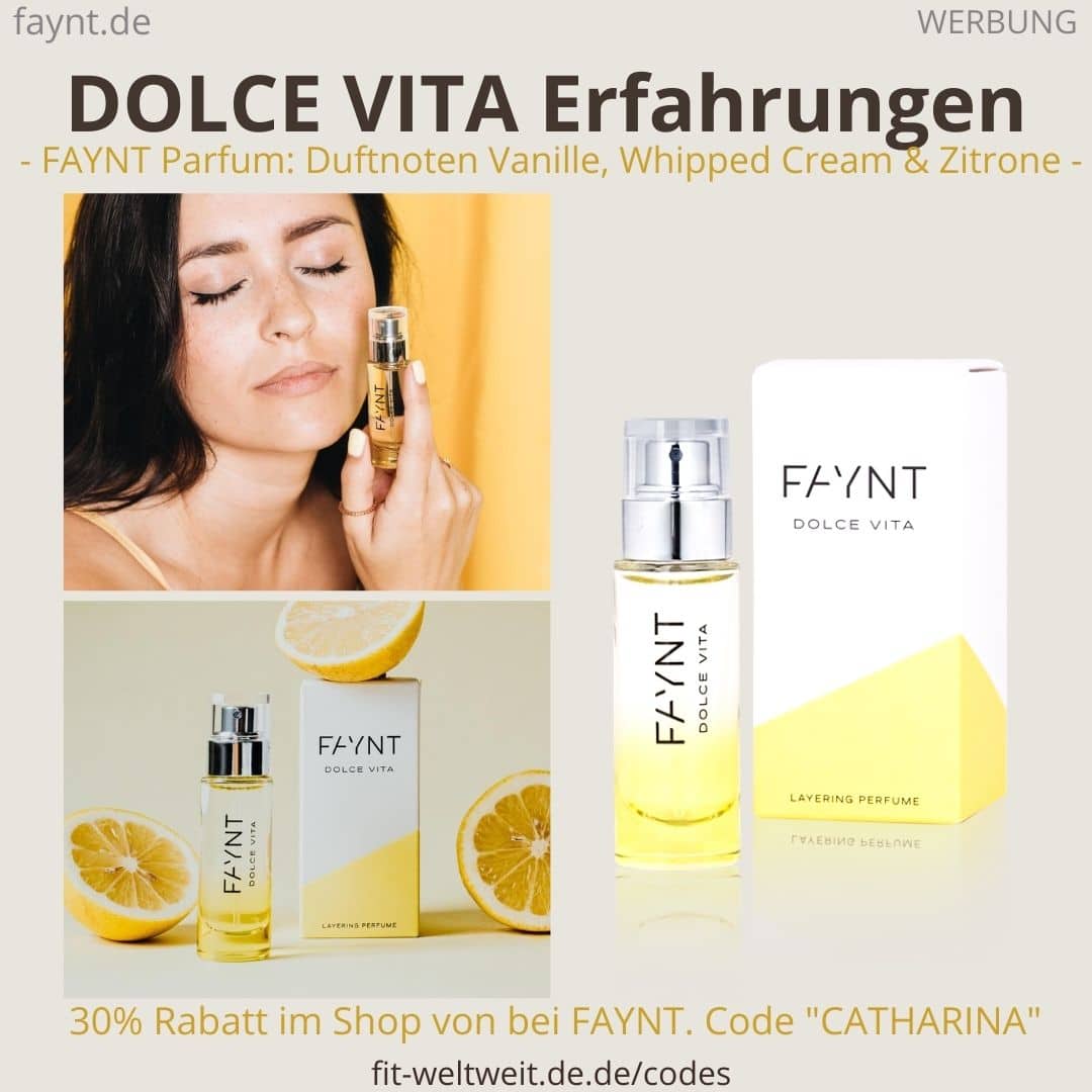 Dolce Vita Faynt Parfum Layering Erfahrungen Duft Vanille, Whipped Cream, Zitrone