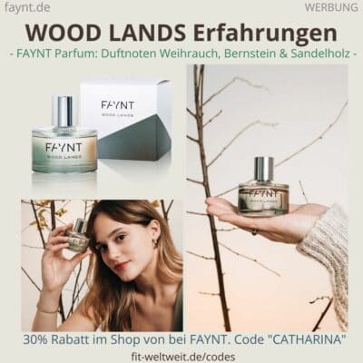 FAYNT ERFAHRUNG Wood Lands UNISEX Duft Parfum 15 ml kleines Parfum für unterwegs Haltbarkeit