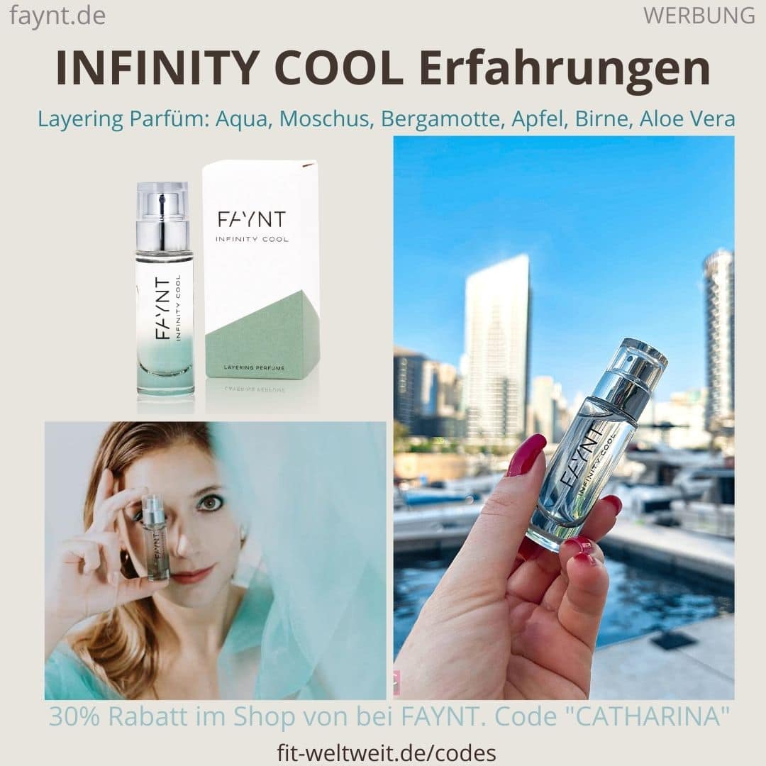 Layering Parfum FAYNT ERFAHRUNG Infinity Cool sportlich frischer Date Parfüm 10 ml kleines Parfum Haltbarkeit