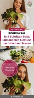REGROWING - Vorteile Nachteile Funktioniert das Salat Nachwachsen lassen Anleitung?
