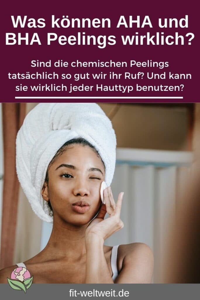 Chemische Peelings Was bewirken AHA, BHA und PHA Säuren? Test