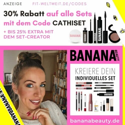 BANANA BEAUTY RABATTCODE 2022 50% Rabatt Sets 30% Rabatt Code 40% Gutscheincode