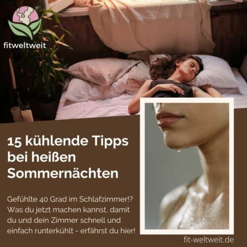 Hilfe ABKÜHLUNG im Sommer Tipps bei Hitze besser schlafen