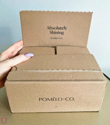 POMELO+Co Versand Verpackung Karton Versandzeit