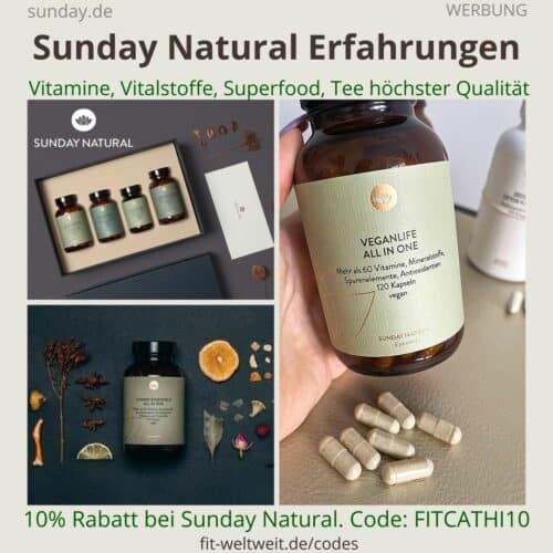 Sunday Natural Erfahrungen Test Rabattcode Vitamin D3 C Omega 3