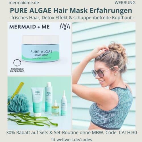Erfahrungen PURE ALGAE Hair Mask Mermaid and Me Haarmaske