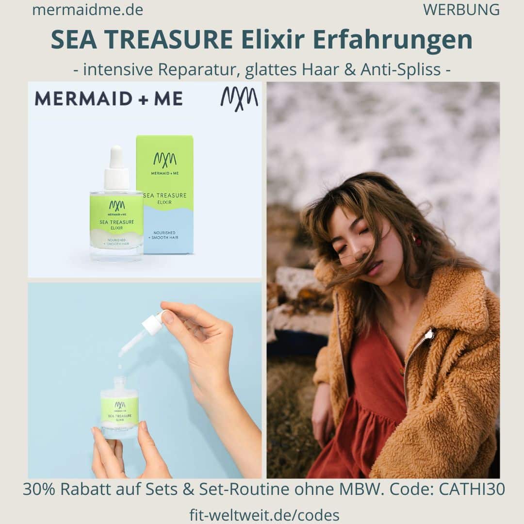 HAAR SERUM Erfahrungen SEA TREASURE ELIXIR Hair Elixir Mermaid and Me