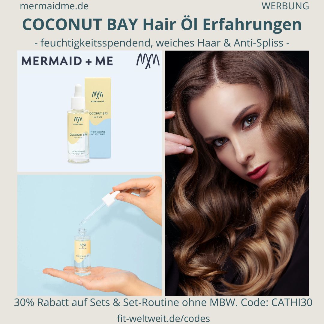 HAARÖL Erfahrungen COCONUT BAY Hair Oil Mermaid and Me