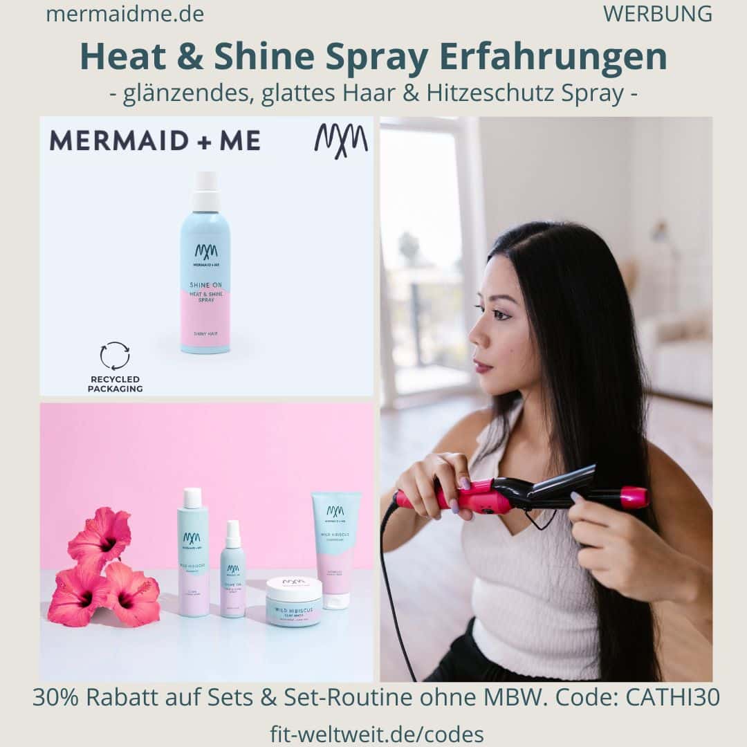 HITZESCHUTZSPRAY Erfahrungen SHINE ON Heat and Shine Spray Hair Mask Mermaid and Me
