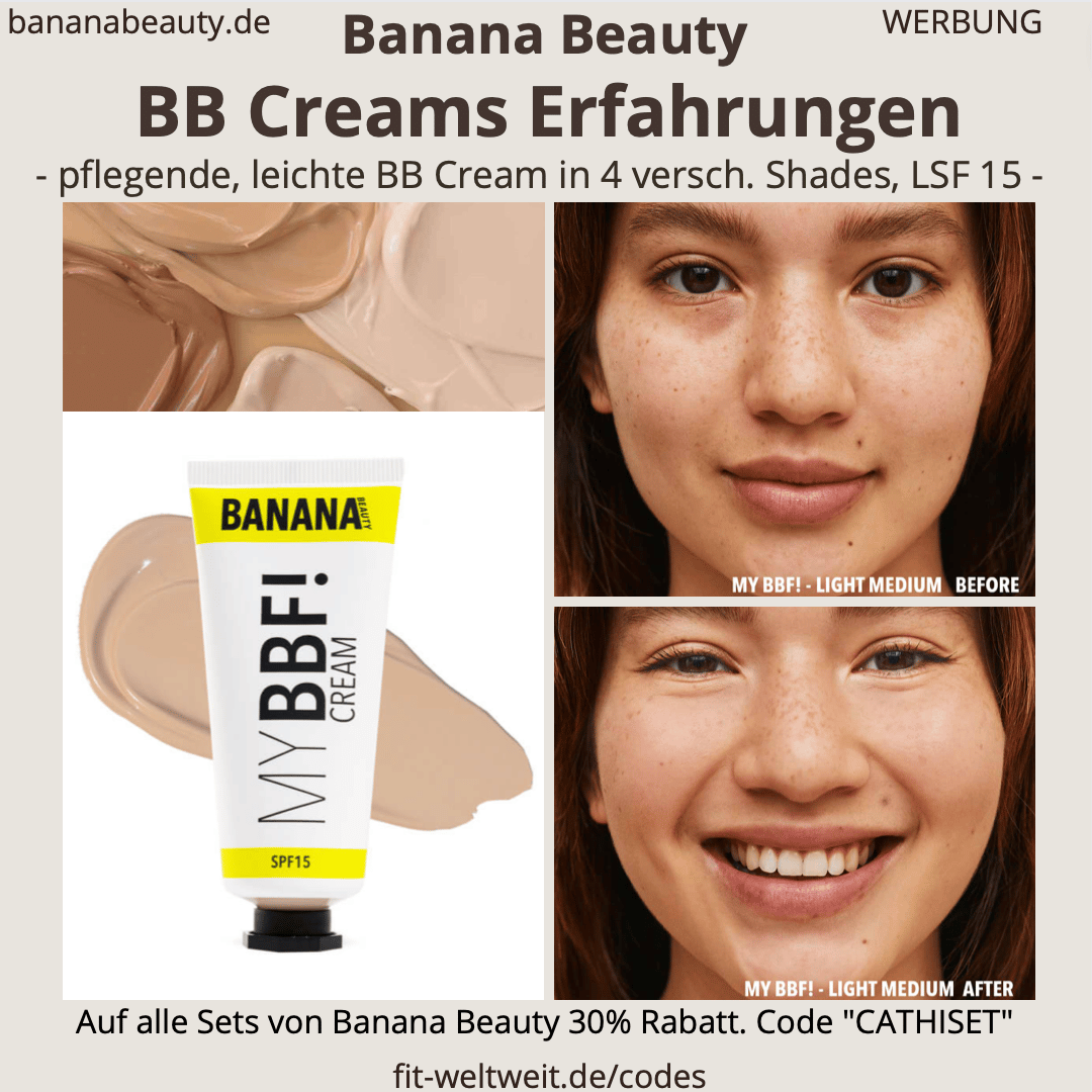 Banana Beauty BB Creams Erfahrungen tönende Tagescremes