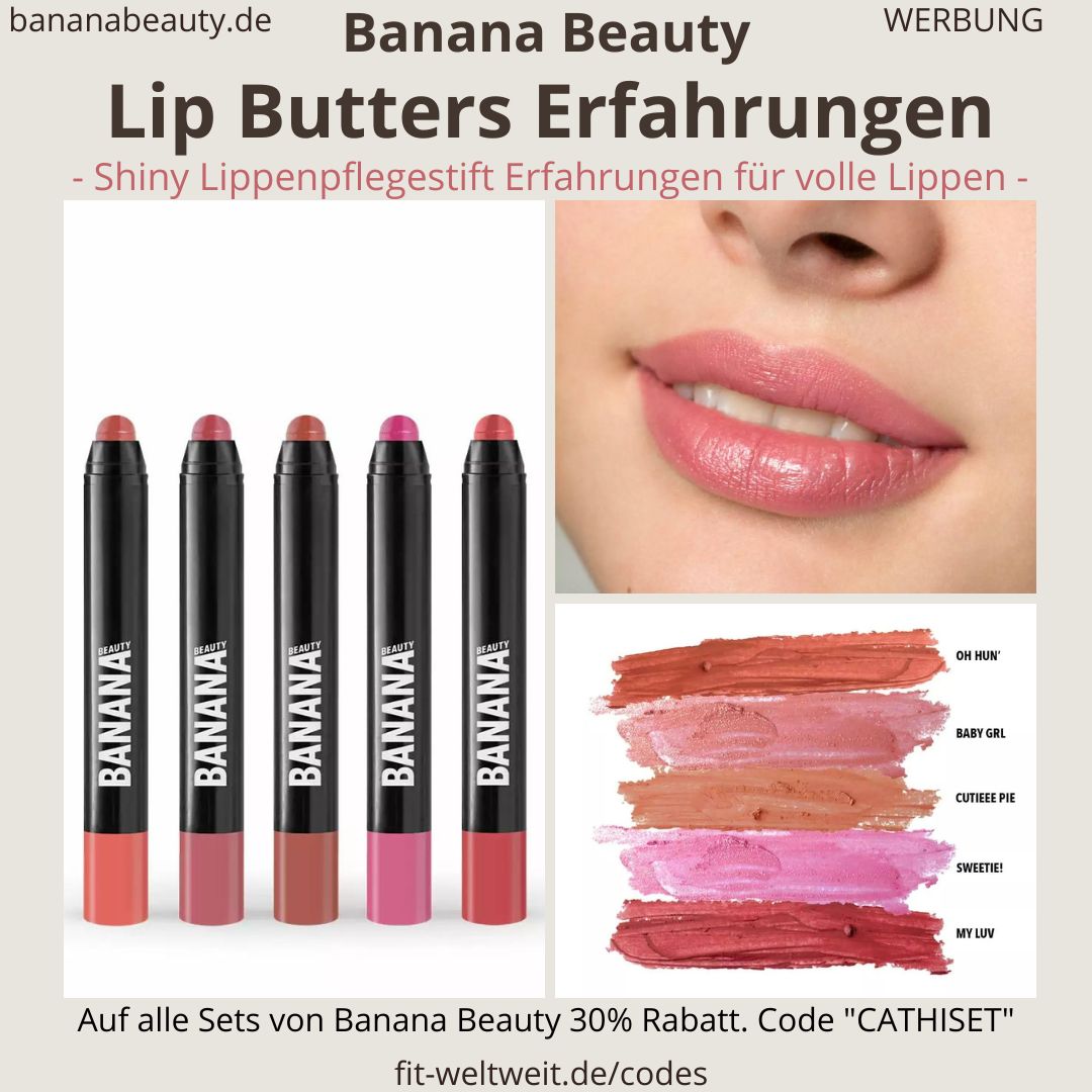 Banana Beauty Shiny Lip Butter Erfahrungen Lippenpflegestift