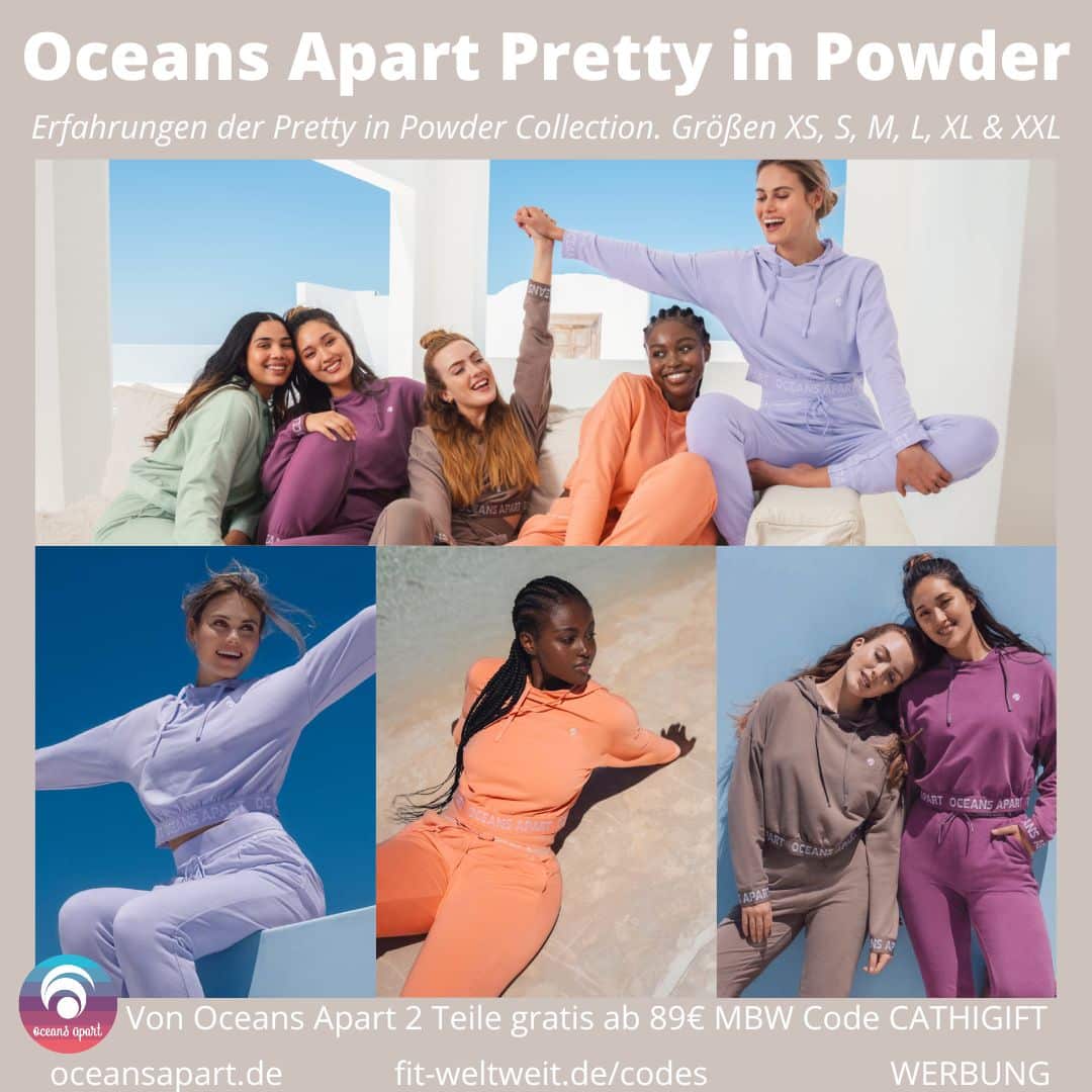 Pretty in Powder Collection Oceans Apart Erfahrungen Bra Pant Leggings Tops Sweater