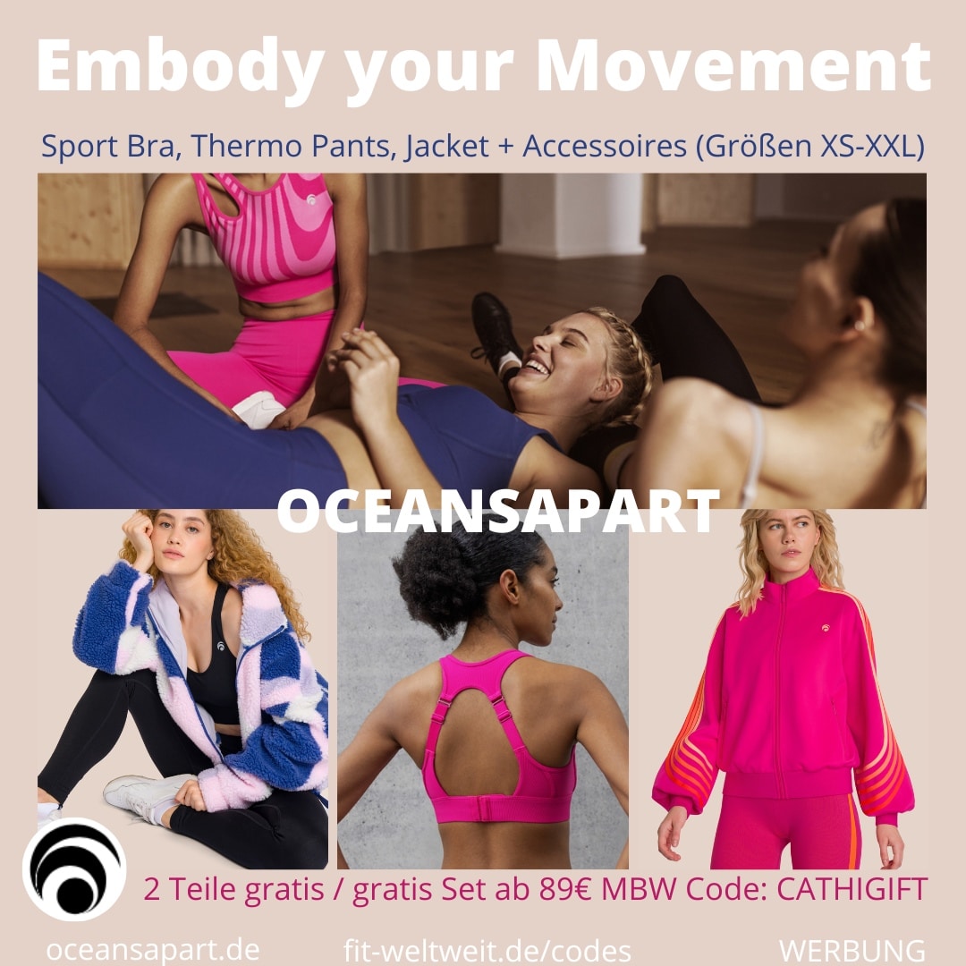 OCEANSAPART Embody your Movement Collekction 2023 Sport Bra Thermo Pants 90s Style