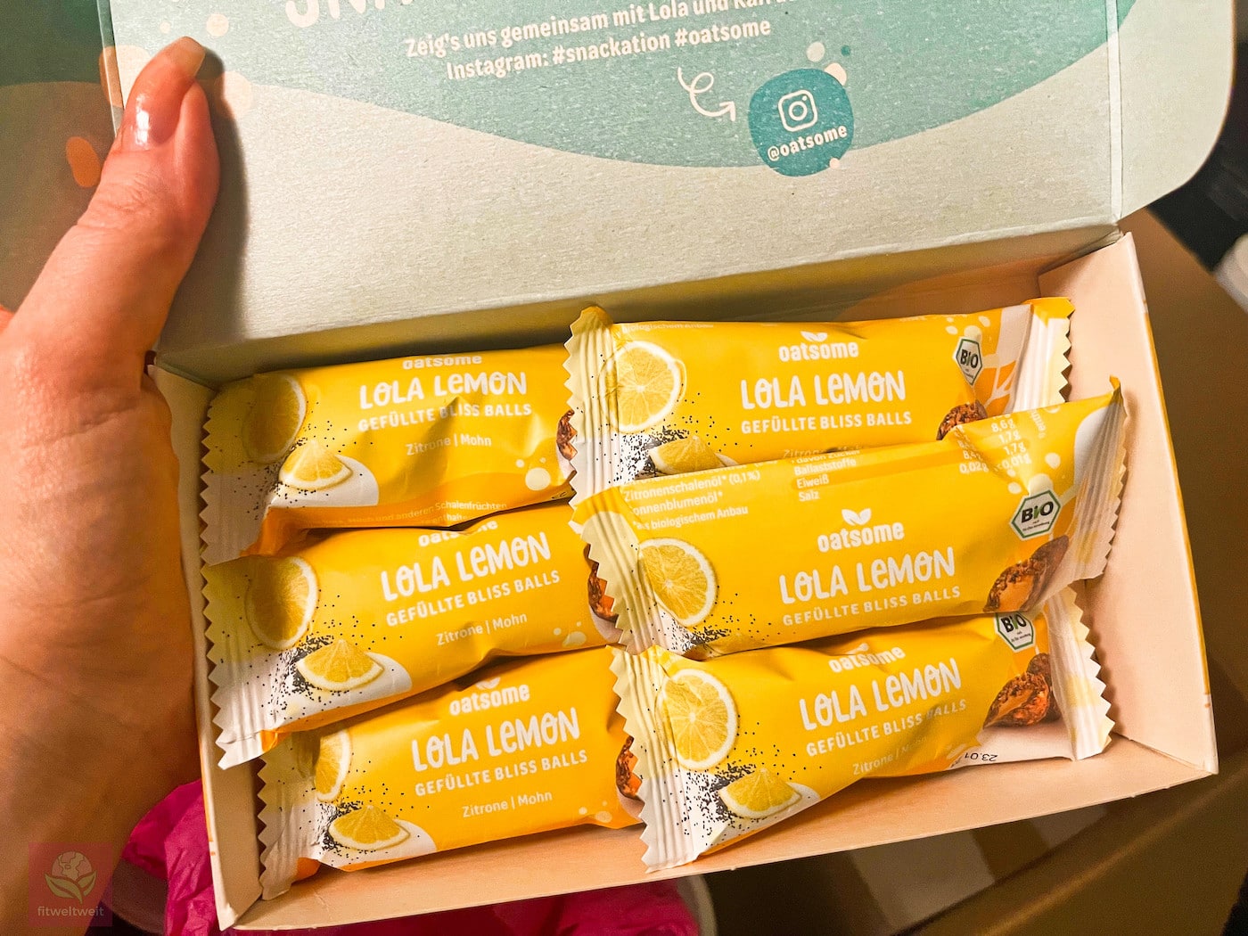 Oatsome LOLA LEMON Bio Balls Erfahrungen Geschmack