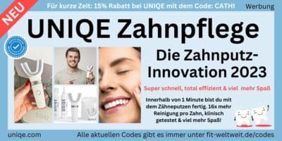 UNIQE Zahnbürste Rabattcode 15% Gutschein Code bis 20% Rabatt