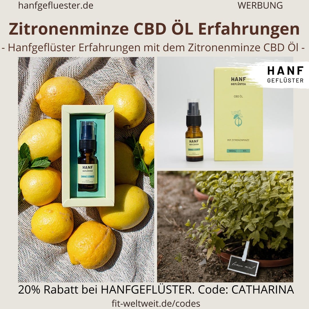 Hanfgeflüster Erfahrungen 10% Zitronenminze CBD Öl Bewertung Hanfgeflüster Erfahrungen 10% Zitronenminze CBD Öl Bewertung