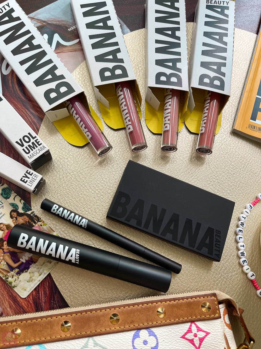 Test Banana Beauty Erfahrungen Eyeliner Mascara Eyeshadow Liquid Lipstick Test Banana Beauty Erfahrungen Eyeliner Mascara Eyeshadow Liquid Lipstick