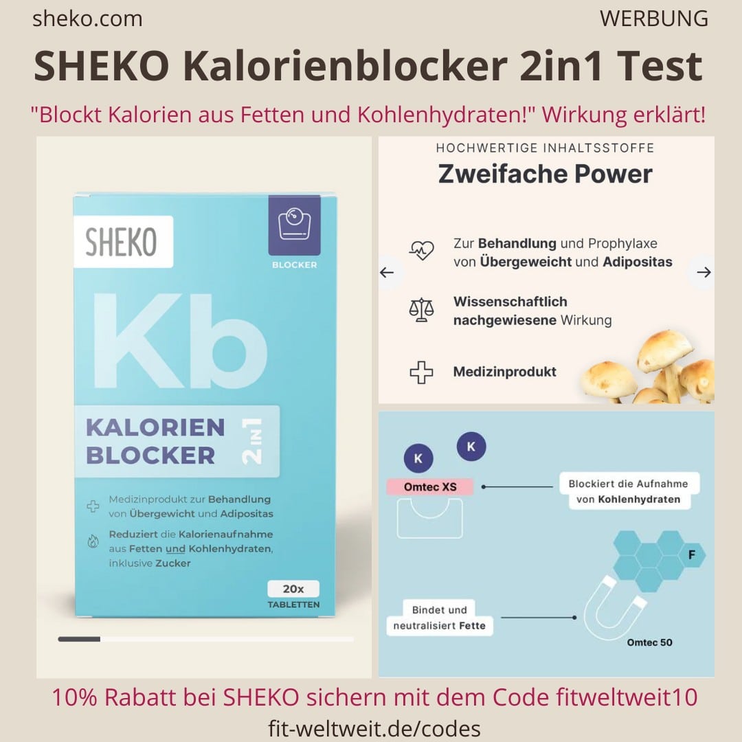 Erfahrungen SHEKO Kalorienblocker 2in1 Test abnehmen Nebenwirkungen Erfahrungen SHEKO Kalorienblocker 2in1 Test abnehmen Nebenwirkungen