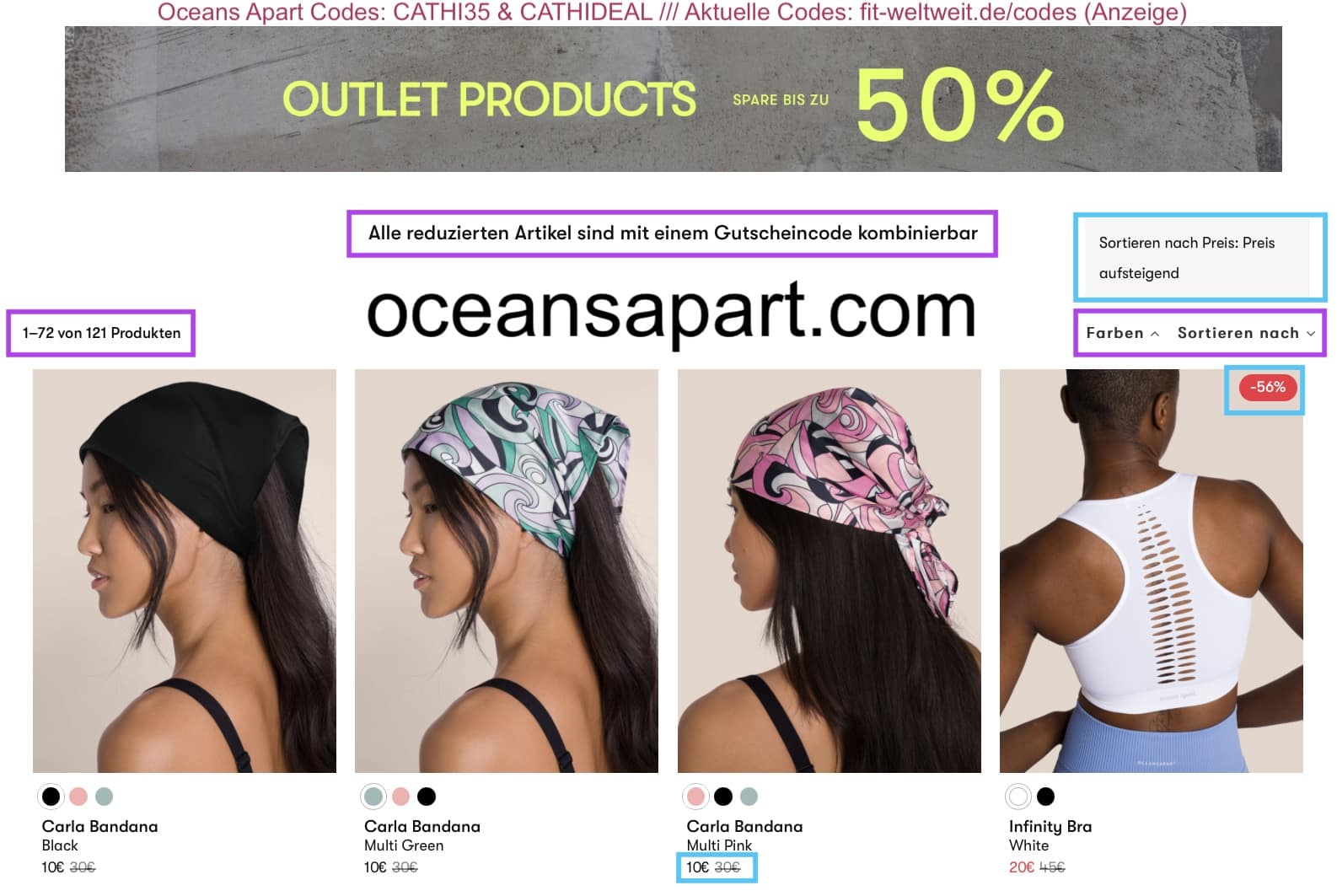 OCEANSAPART OUTLET 50% - 60% Rabatt Gutschein Code OCEANSAPART OUTLET 50% - 60% Rabatt Gutschein Code