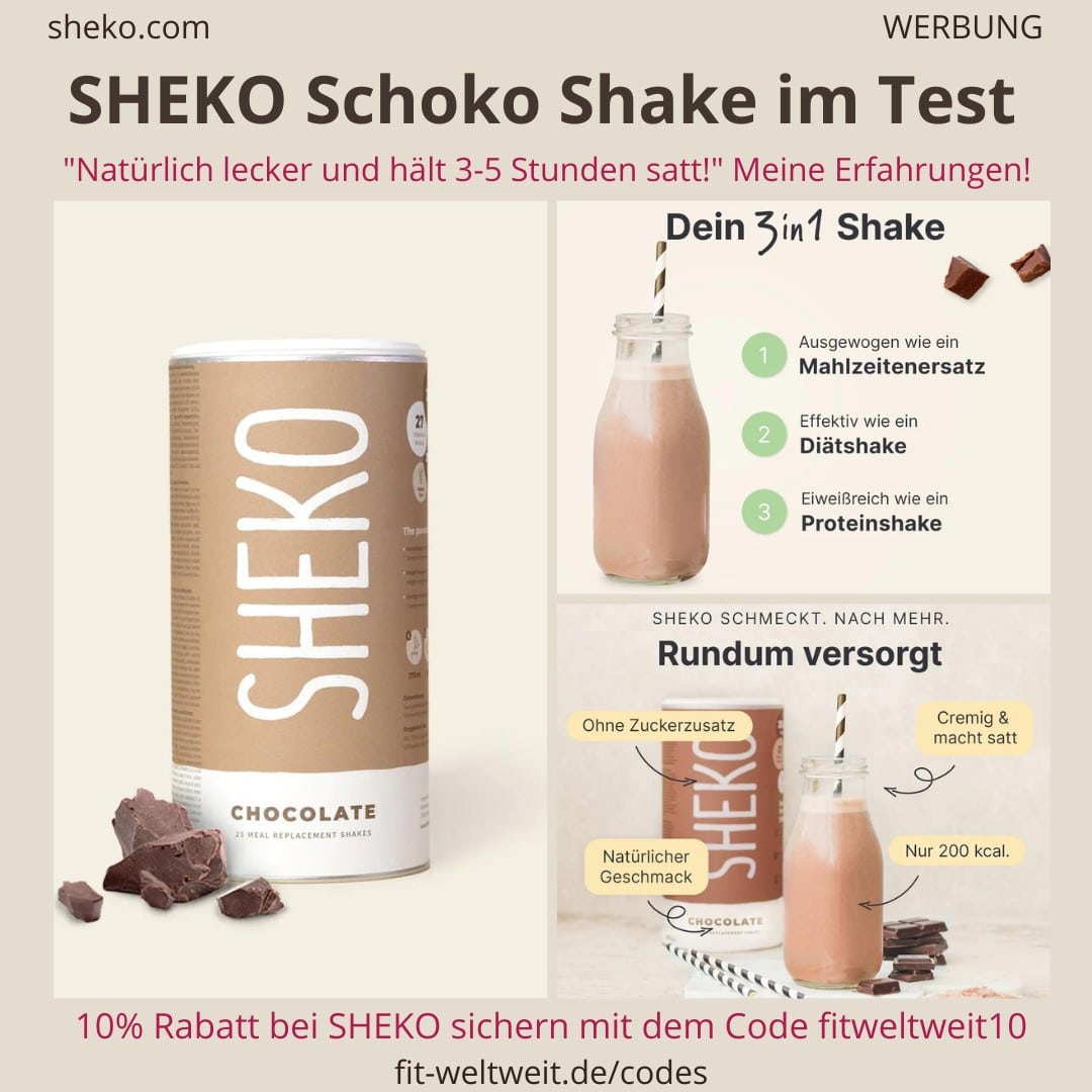 SHEKO Erfahrungen SCHOKOLADE Shake Test abnehmen Bewertung Geschmack Chocolate SHEKO Erfahrungen SCHOKOLADE Shake Test abnehmen Bewertung Geschmack Chocolate