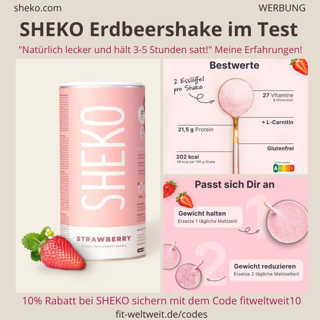 SHEKO Shake Erdbeere Erfahrungen Test SHEKO Shake Erdbeere Erfahrungen Test