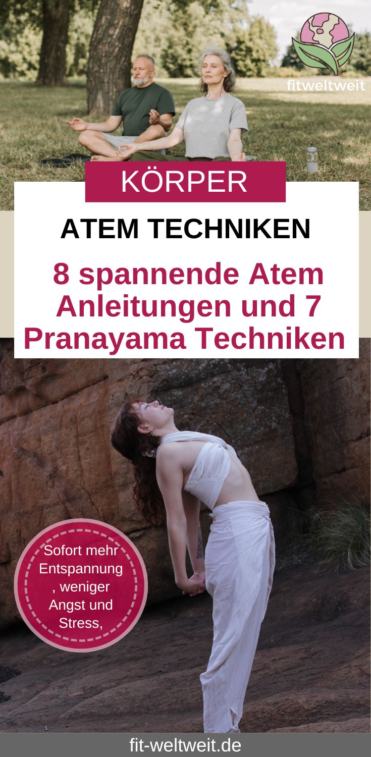 ATEM TECHNIKEN Pranayama Anleitungen Entspannung 4 7 8 11 ATEM TECHNIKEN Pranayama Anleitungen Entspannung 4 7 8 11