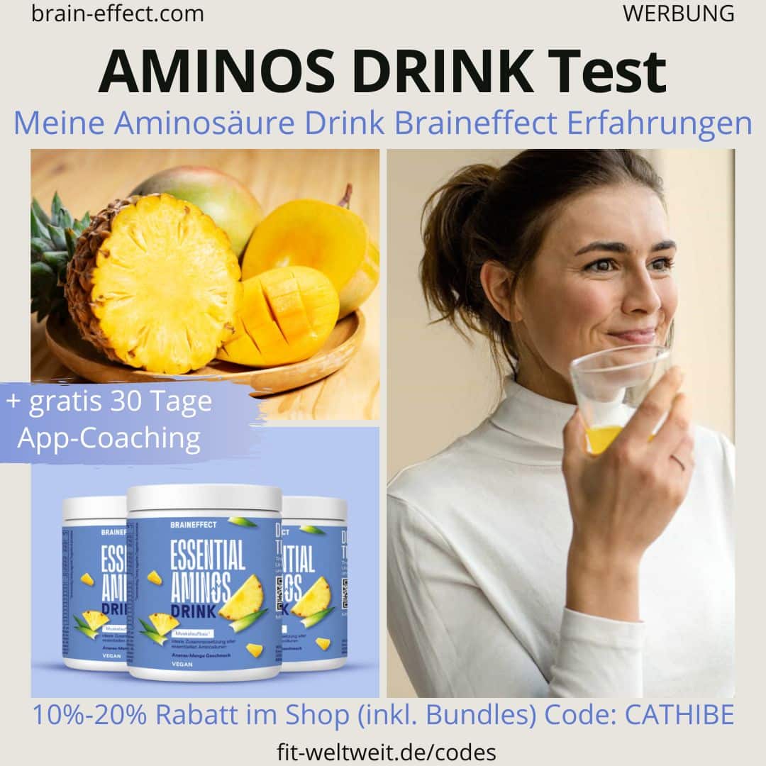 Braineffect Erfahrungen AMINOS DRINK Test Aminosäure Getränk Regeneration Braineffect Erfahrungen AMINOS DRINK Test Aminosäure Getränk Regeneration