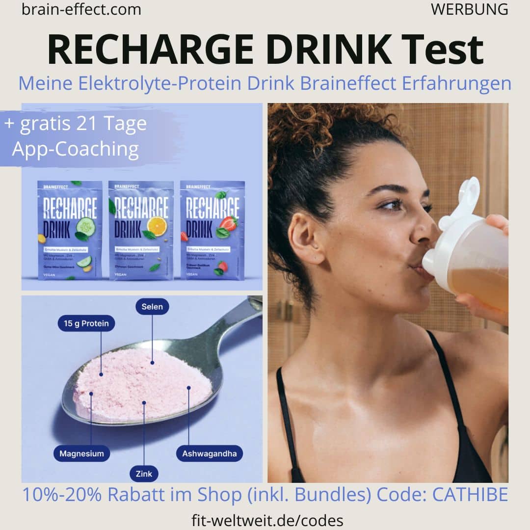 Braineffect Erfahrungen RECHARGE DRINK Test Geschmack Wirkung Braineffect Erfahrungen RECHARGE DRINK Test Geschmack Wirkung