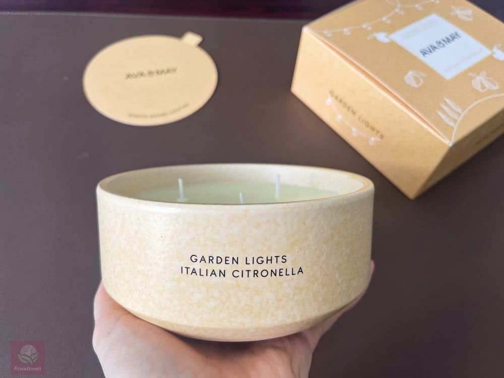 Garden Light Italian Citronella AVA&MAY Duftkerze Erfahrungen Garden Light Italian Citronella AVA&MAY Duftkerze Erfahrungen