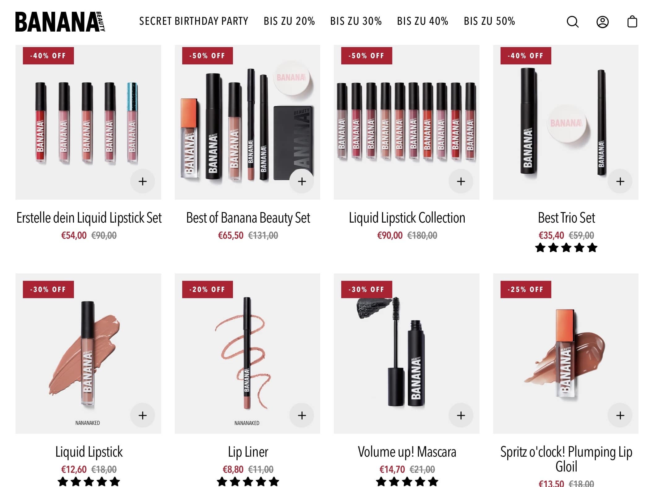 Banana Beauty Code 50% Rabatt + 5% Gutschein 55% Rabatt Banana Beauty Code 50% Rabatt + 5% Gutschein 55% Rabatt