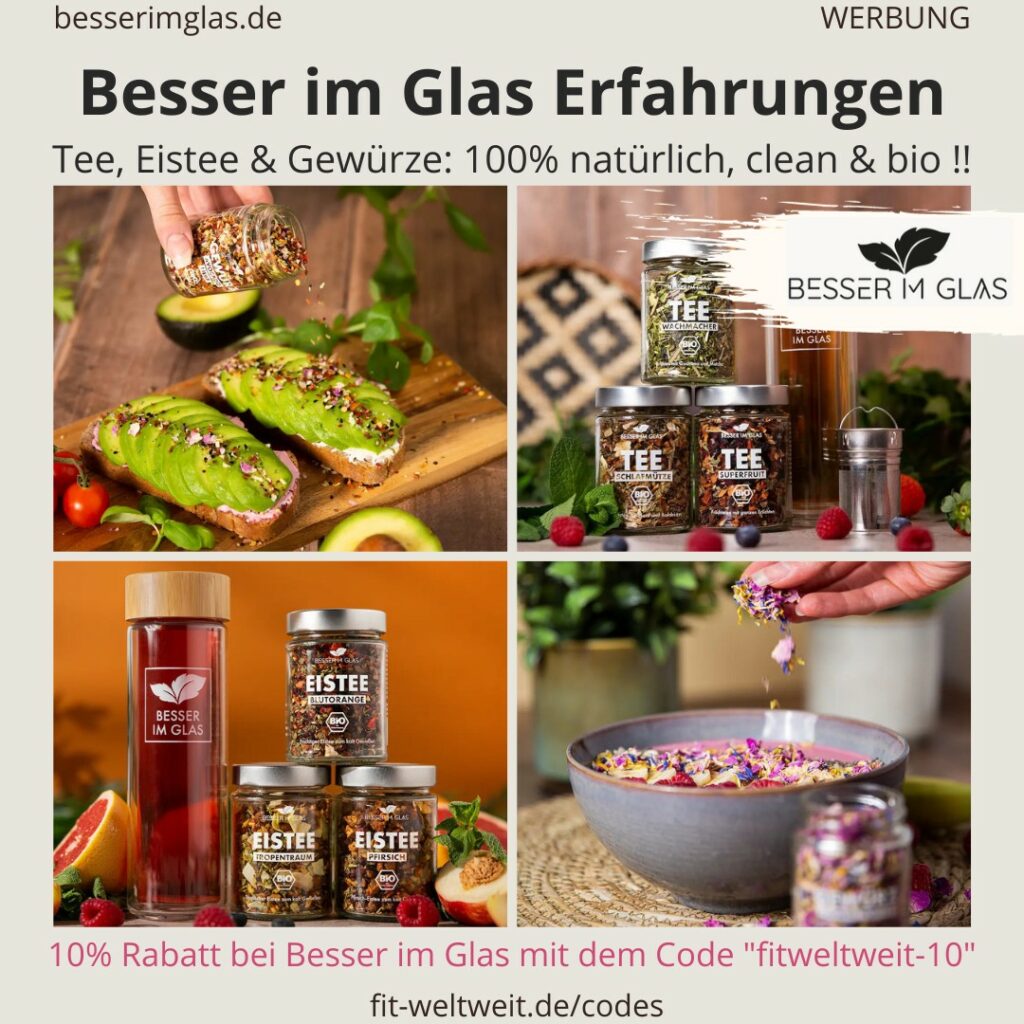 Besser im Glas Erfahrungen Tee Eistee Gewürze im Test Rabattcode Besser im Glas Erfahrungen Tee Eistee Gewürze im Test Rabattcode