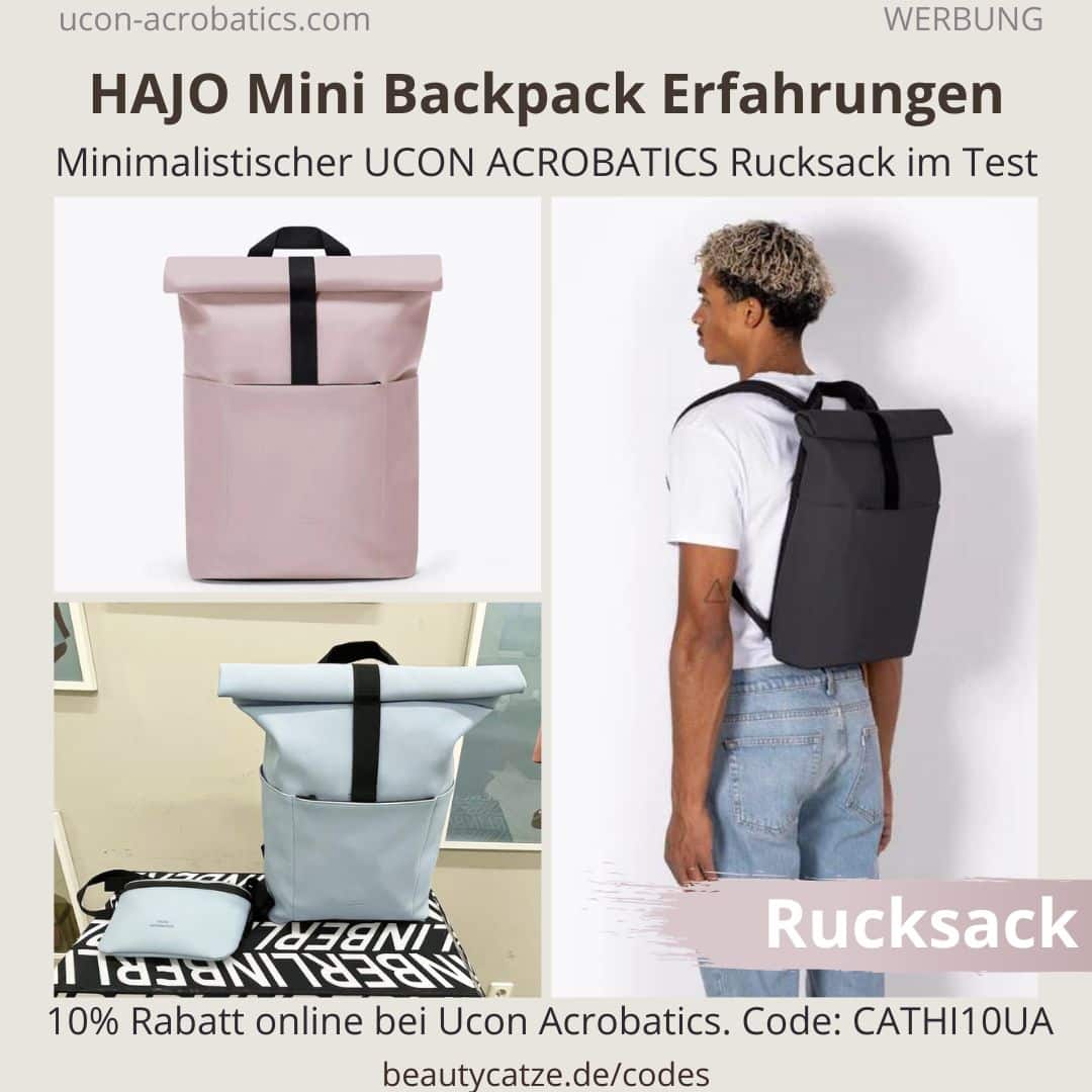HAJO Mini Backpack Erfahrungen UCON ACROBATICS Kleiner Rucksack im Test HAJO Mini Backpack Erfahrungen UCON ACROBATICS Kleiner Rucksack im Test