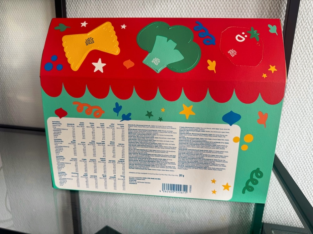 Inhalte Gewürze Just Spices Adventskalender 2025