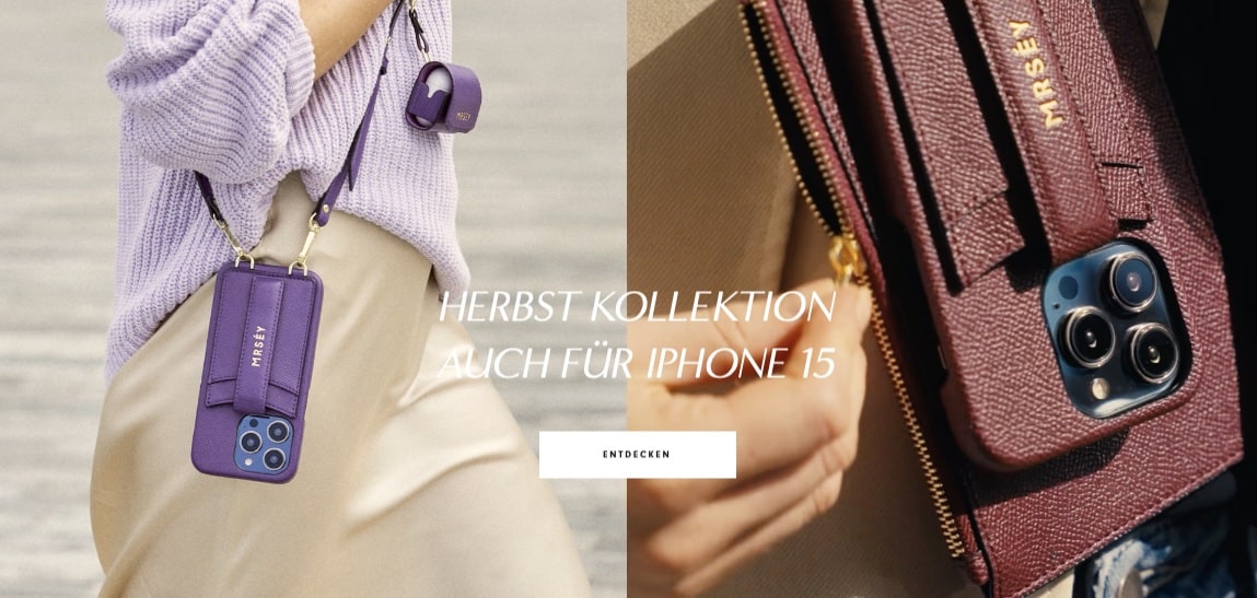 MRSÉY iphone Handyhüllen herbst Winter Kollektion iphone 15 pro max