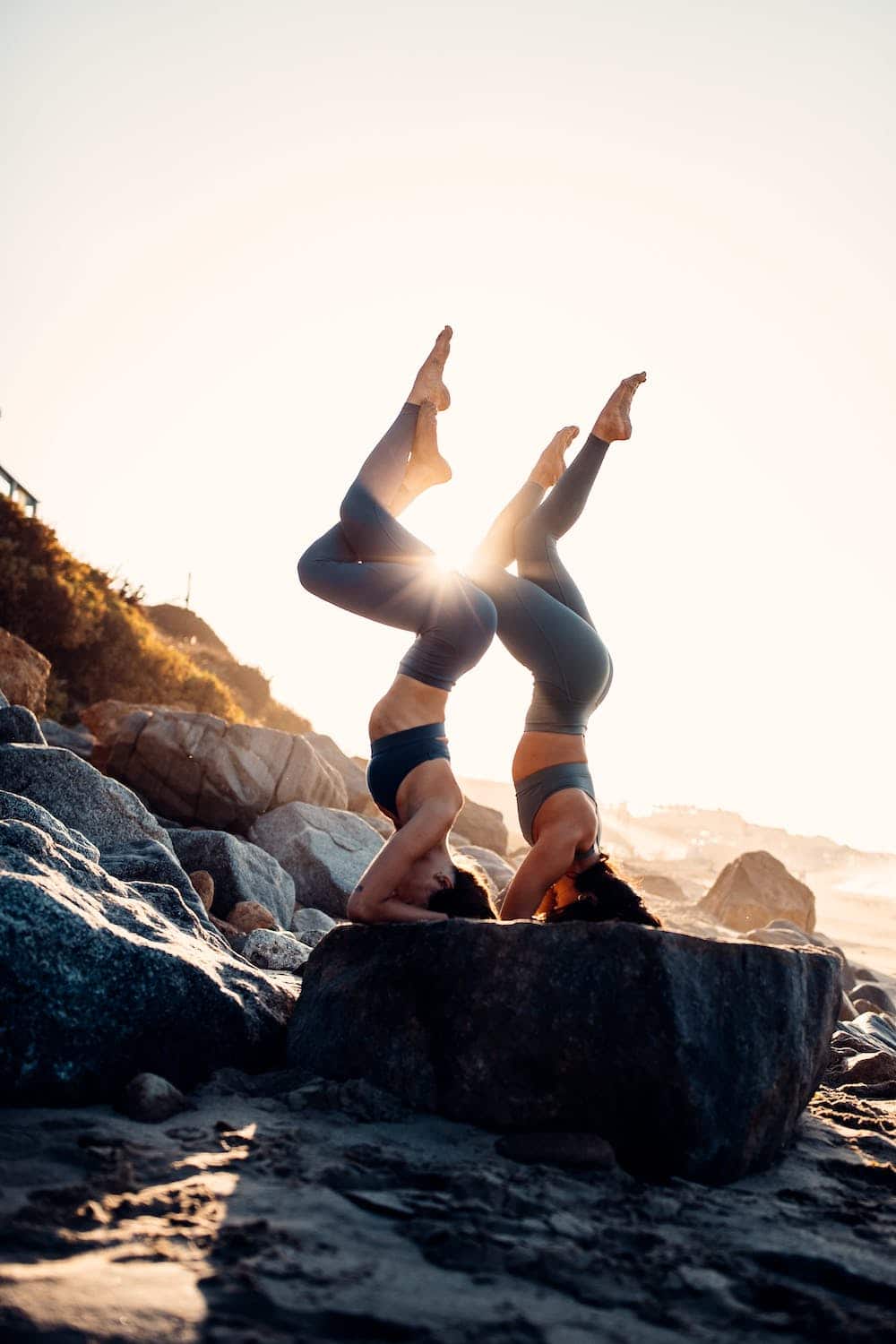 rutschfeste Yogamatte für schwere Yoga Übungen und Kopfstand