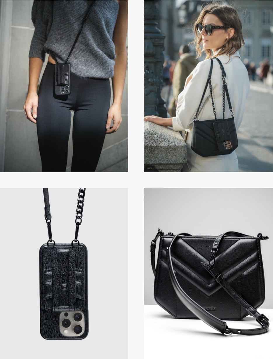 Hochwertiges Leder iphone Case mit crossbody Bag MRSÉY Erfahrungen