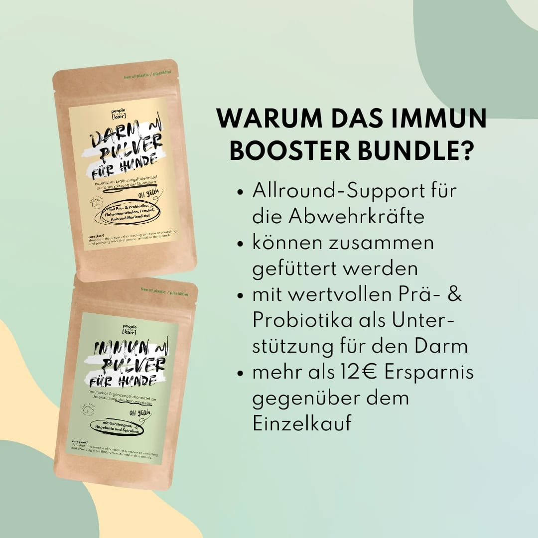 People who Kaer Booster Bundle Erfahrungen Hunde Abwehrkräfte stärken Darmpulver + Immunpulver People who Kaer Booster Bundle Erfahrungen Hunde Abwehrkräfte stärken Darmpulver + Immunpulver