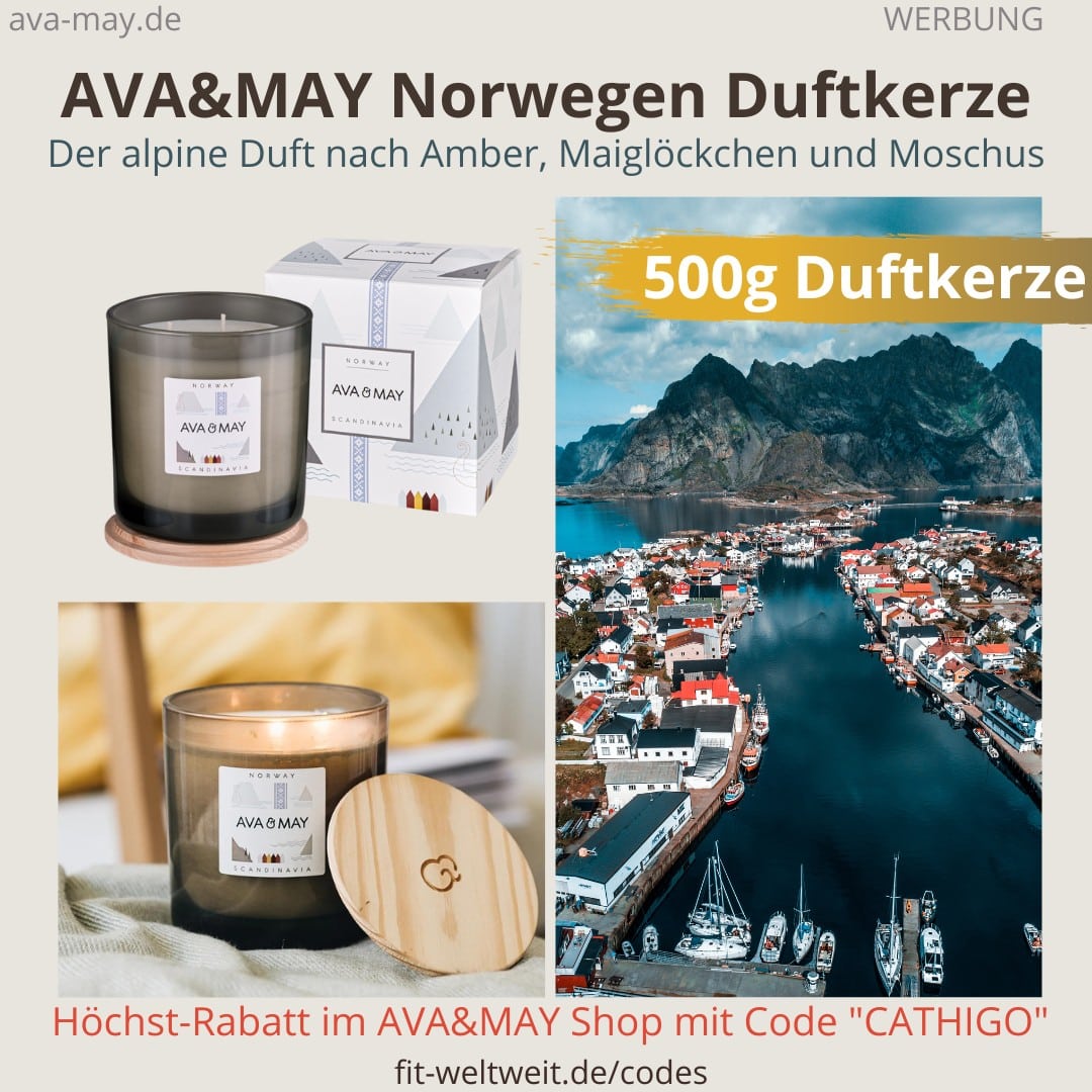AVA & MAY NORWEGEN große Duftkerzen Erfahrungen Norway Skandinavien Amber, Maiglöckchen und Moschus AVA & MAY NORWEGEN große Duftkerzen Erfahrungen Norway Skandinavien Amber, Maiglöckchen und Moschus