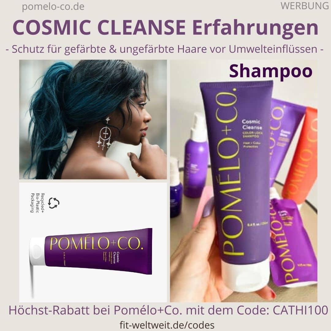 COSMIC CLEANSE SHAMPOO Pomélo Co Erfahrung color lock Anwendung Silber Shampoo