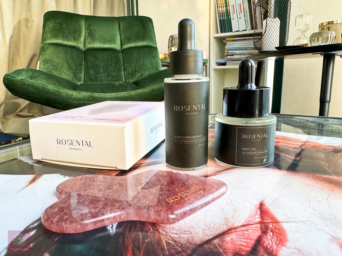 Night Routine Rosental Organics Erfahrungen (Night Oil, Night Concentrate, Melatonin Booster Drops & Sculpting Gua Sha)