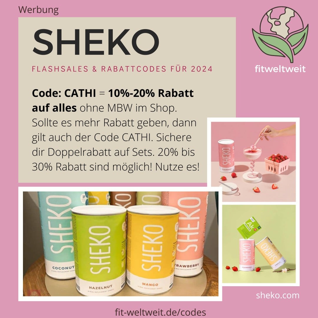 SHEKO Code für März 2024: 10%-20% Rabatt mit Gutschein Code (30% Rabatt im Set)