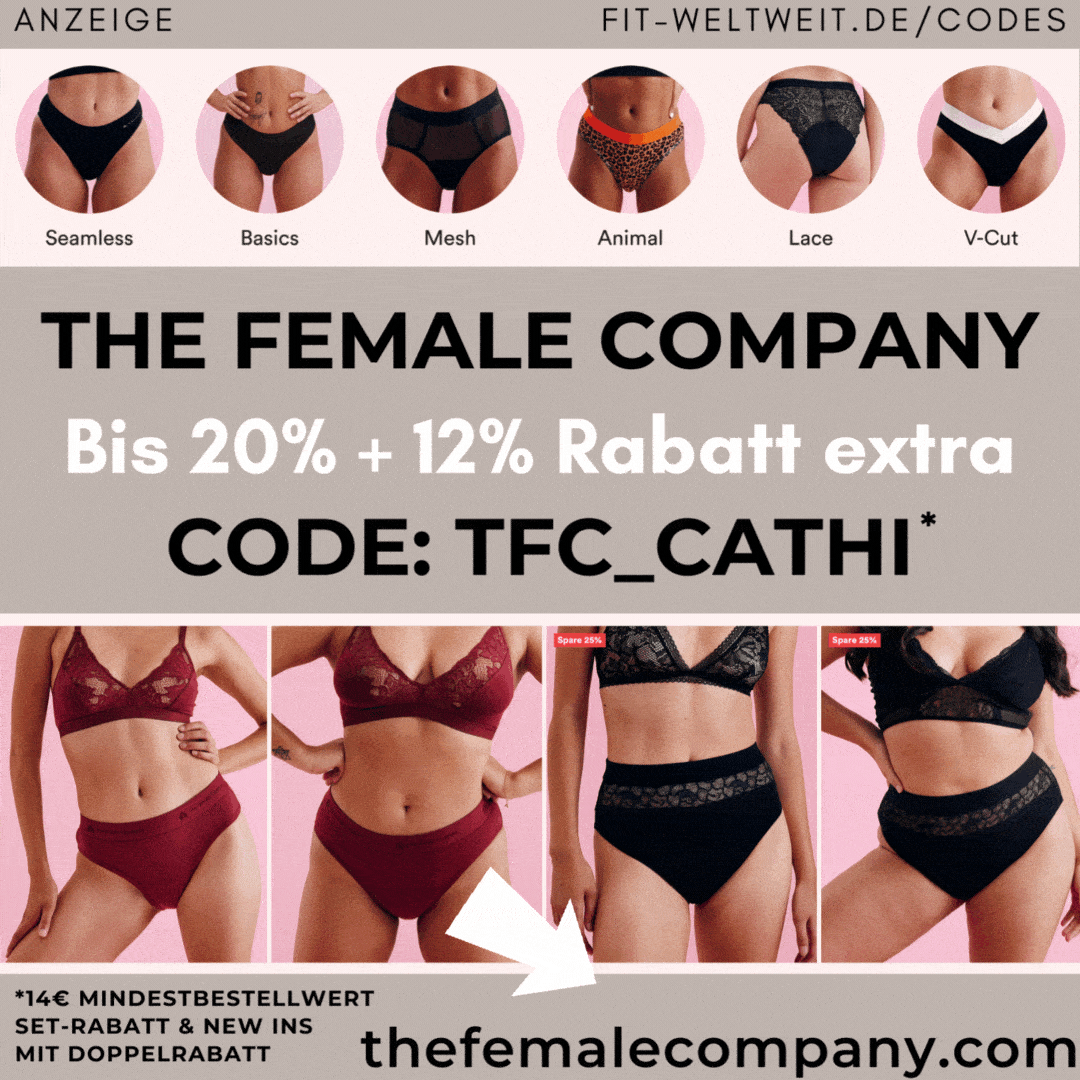 The female Company Code Infleuncer Gutschein 2025 20% Rabatt 12% Rabatt