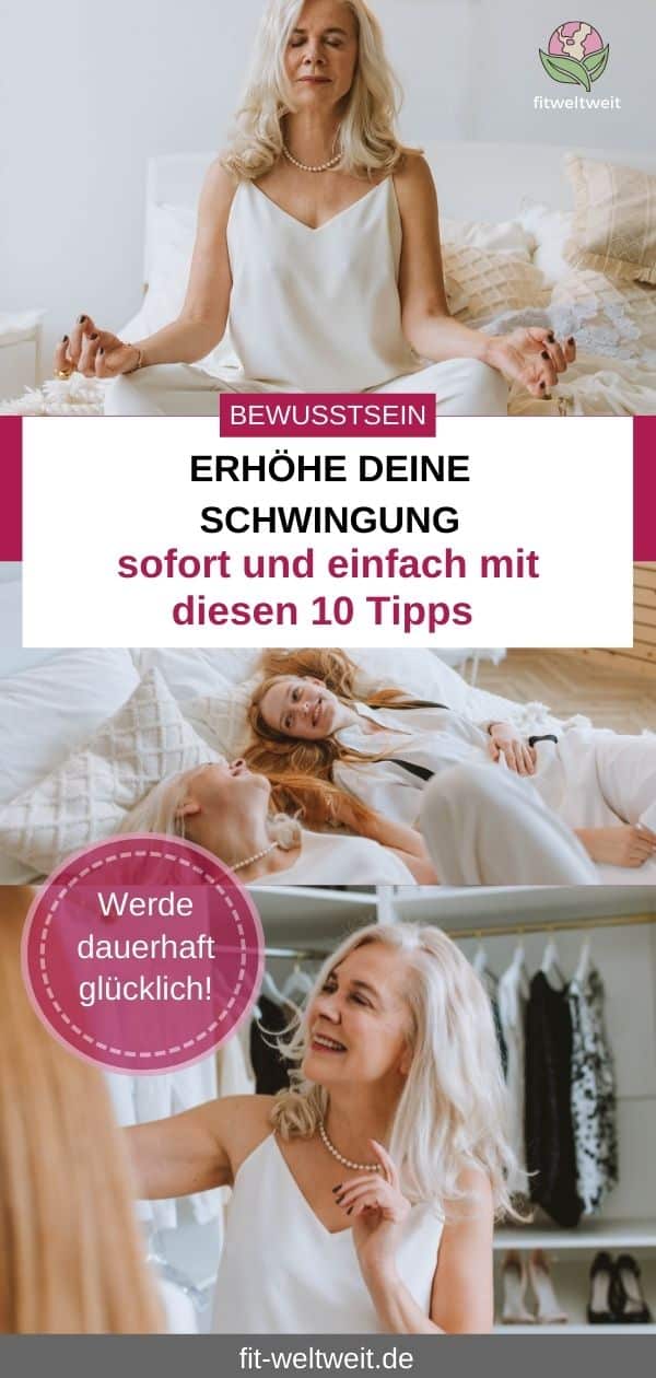 Schwingung erhöhen Tipps. Lebe im Hier und Jetzt und lasse alles los.