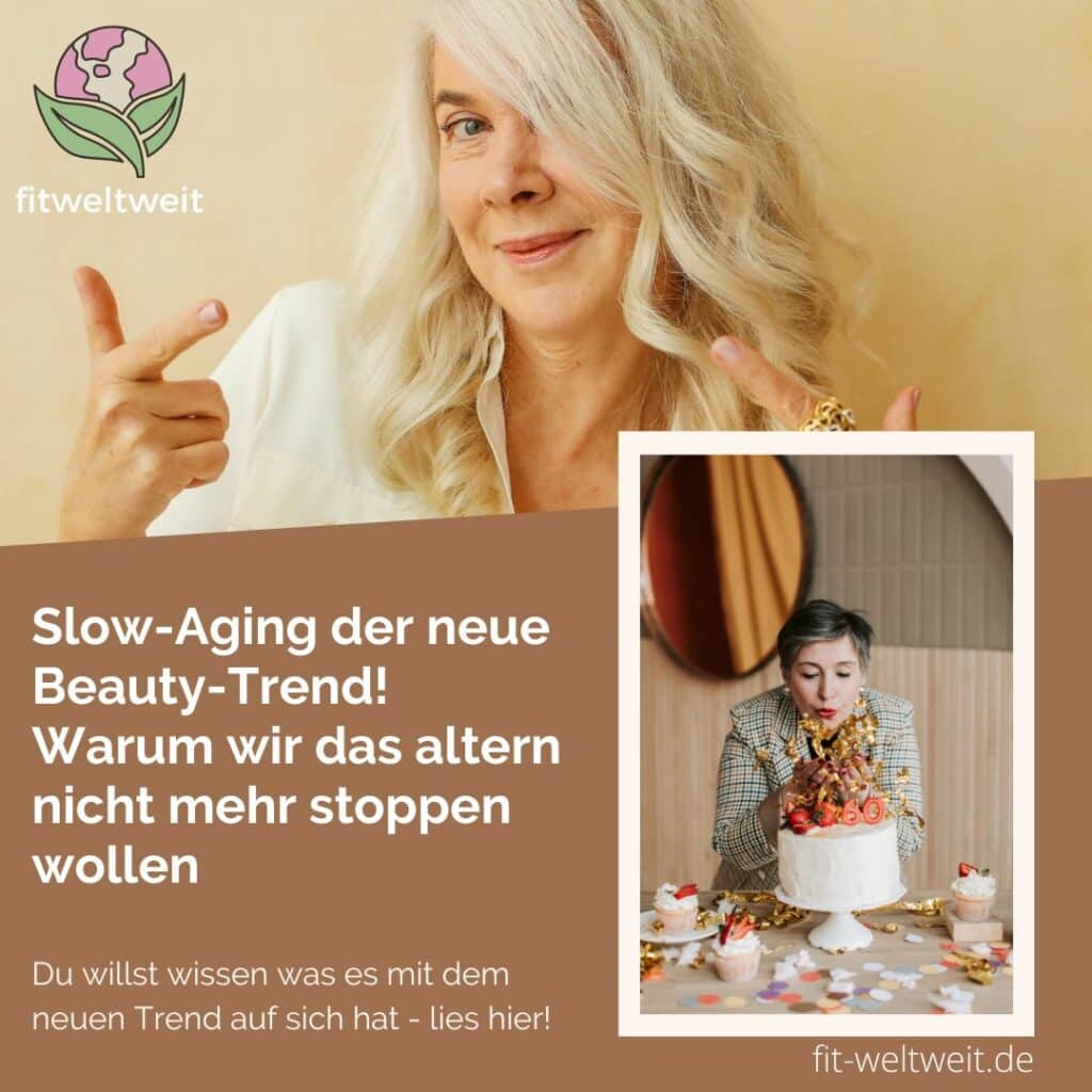 Ältere Frau strahlt Selbstbewusstsein aus – Slow Aging als neuer Beauty-Trend auf fit-weltweit.de