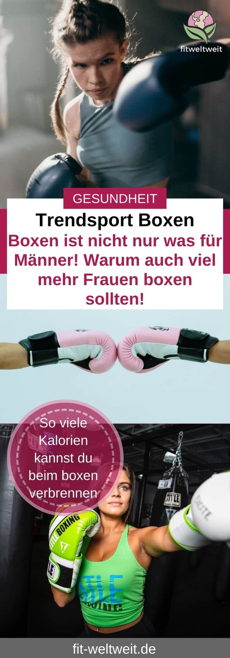 Boxen ist nicht nur was für Männer! Warum auch viel mehr Frauen boxen sollten!Was du an Kalorien beim boxen verbrennen kannst!