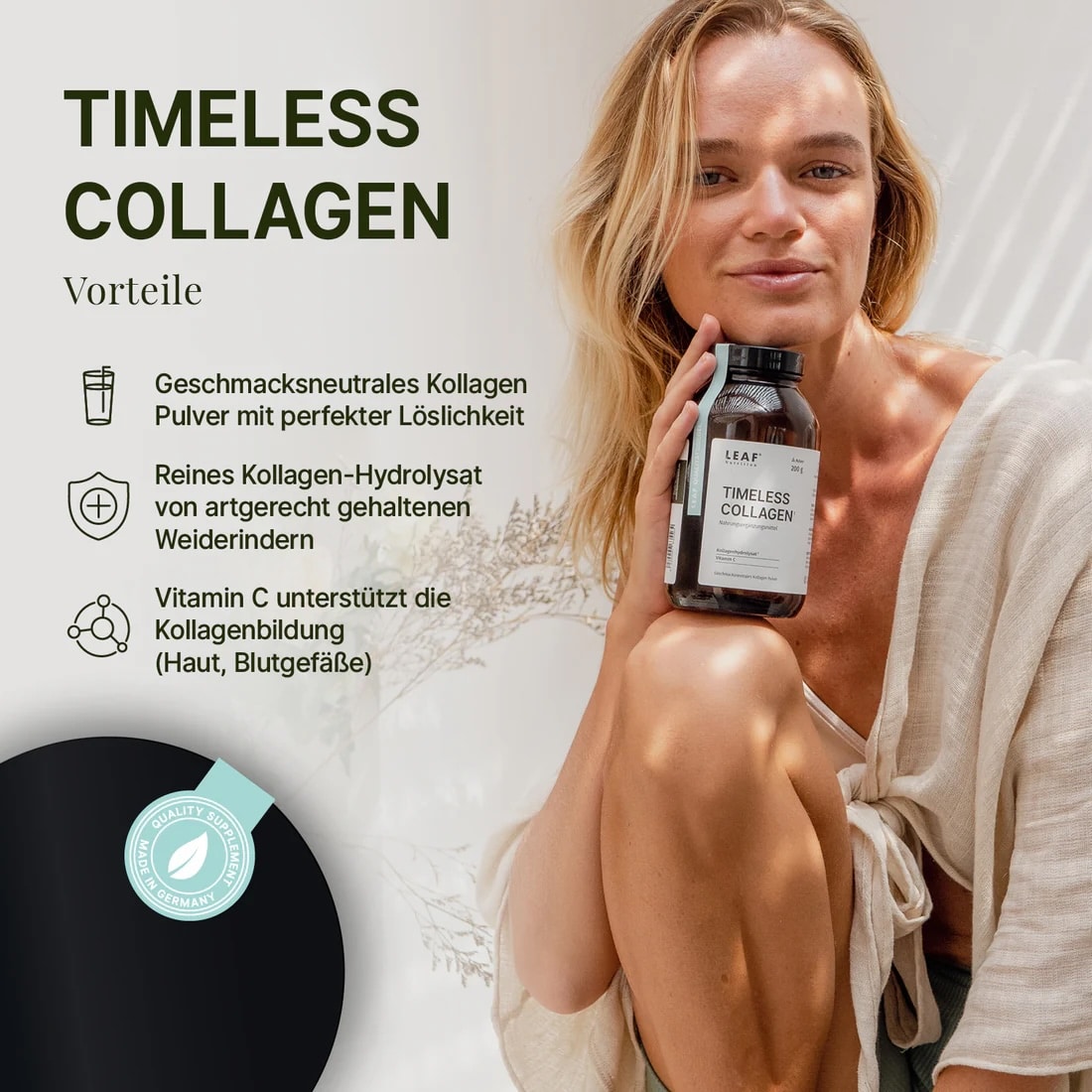 Leaf Nutrition TIMELESS COLLAGEN Erfahrungen
