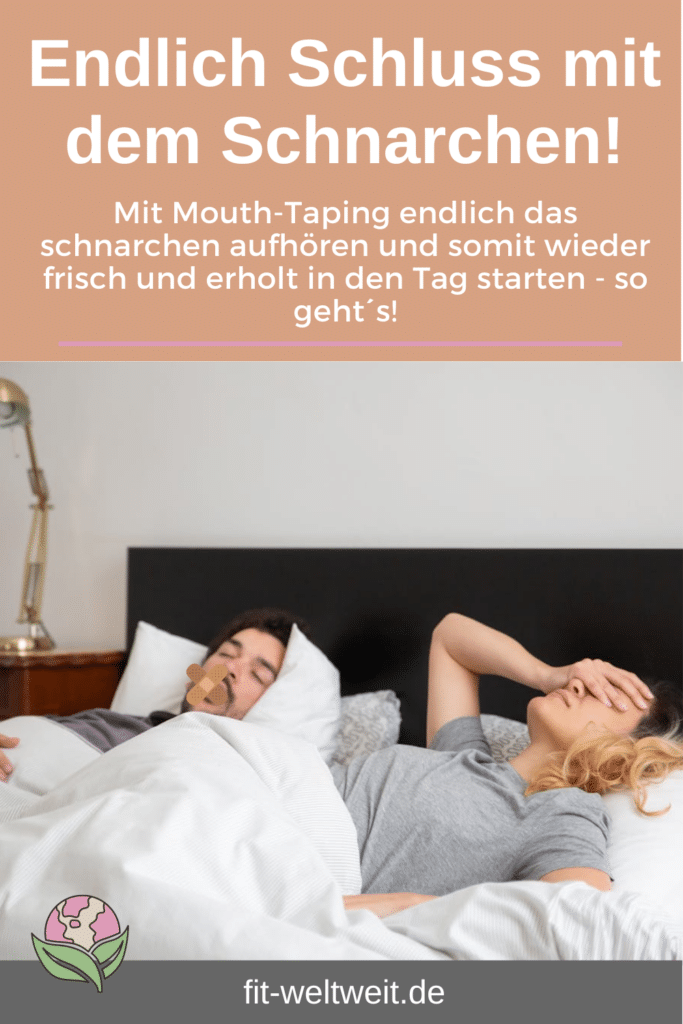 Schnarchen Adé! Mouth-Taping kann dich dabei sehr gut unterstützen. Tipps zur richtigen Anwendung
