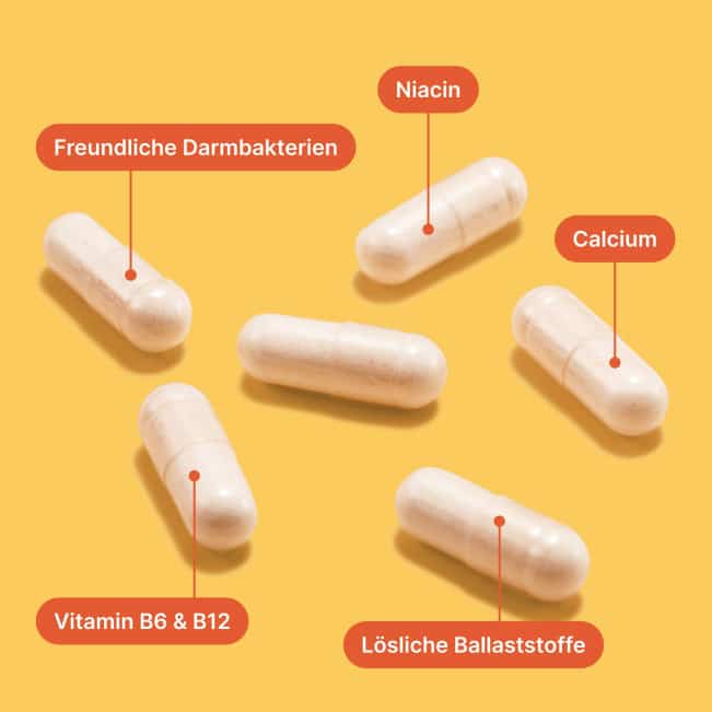 In den Gut Care Kapseln von Braineffect sind nur tolle Zutaten und Inhaltsstoffe drin - Probiere sie doch mal aus