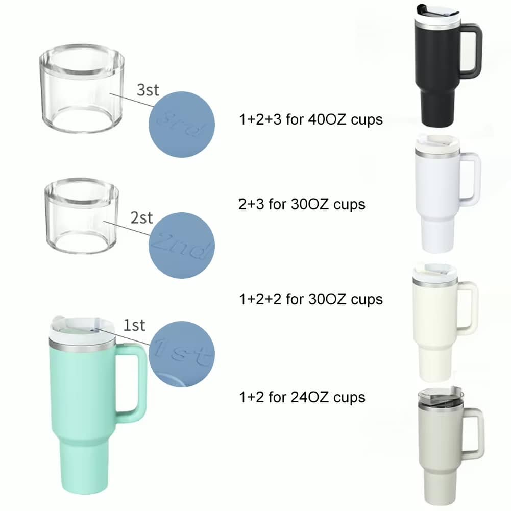 20 oz 30 oz 40 oz Eiswürkel Silikon Formen Stanley Cup